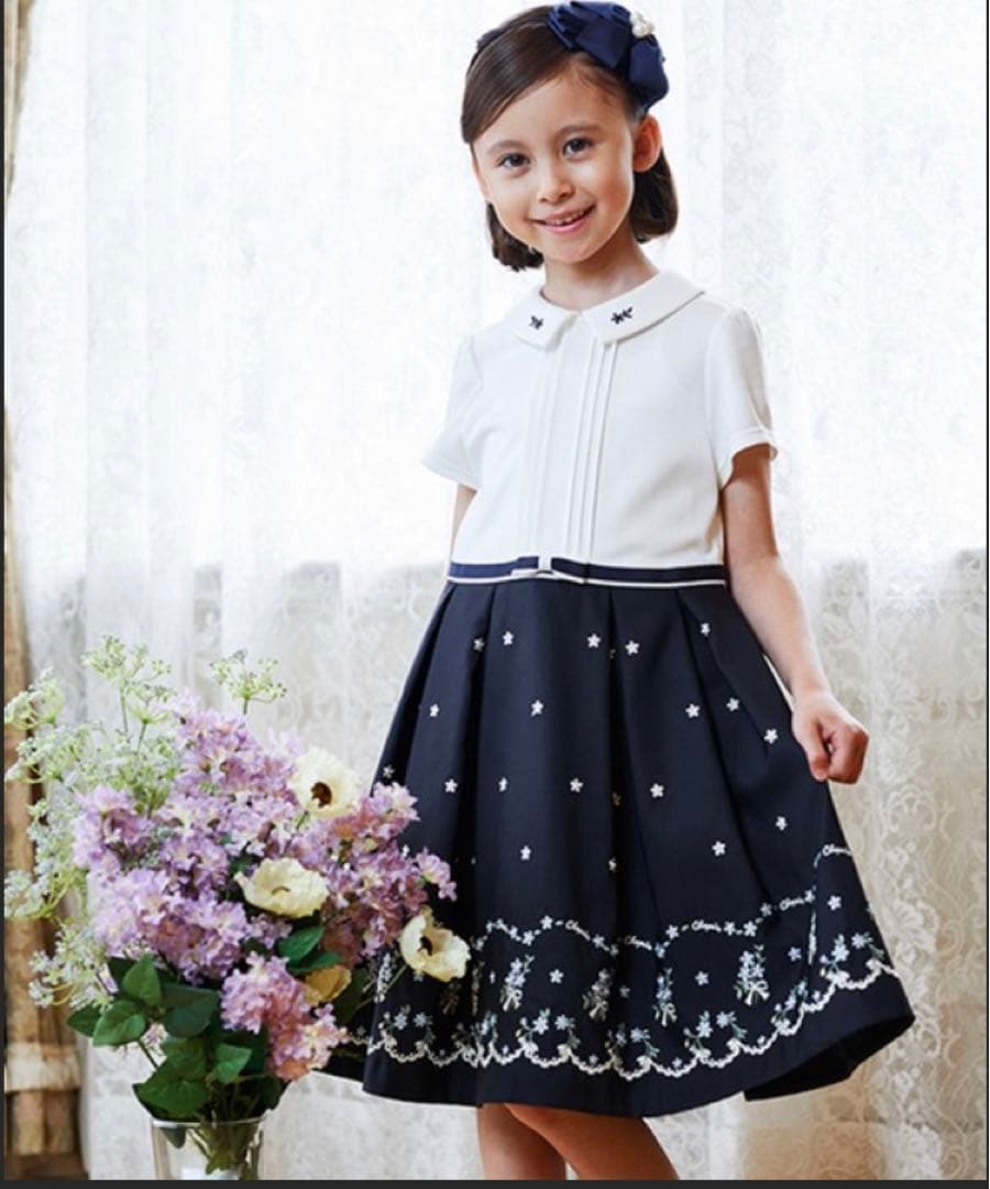 美品⭐︎120 CHOPINショパン　フォーマル３点セット ワンピース　入学式