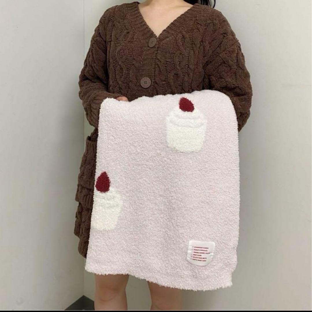 ジェラートピケ スイーツ ショートケーキ ブランケット パリヤ 苺