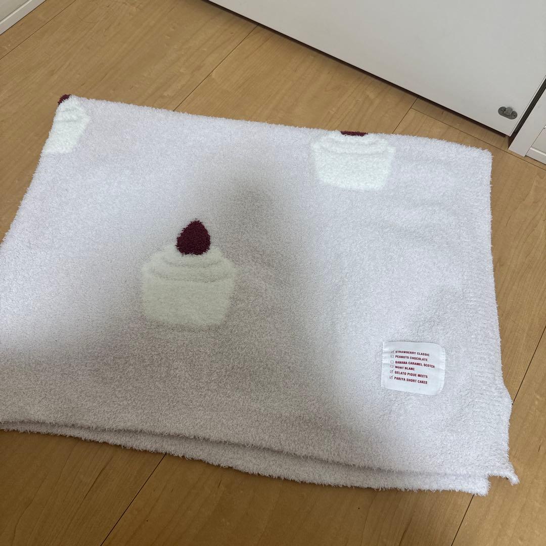 ジェラートピケ スイーツ ショートケーキ ブランケット パリヤ 苺