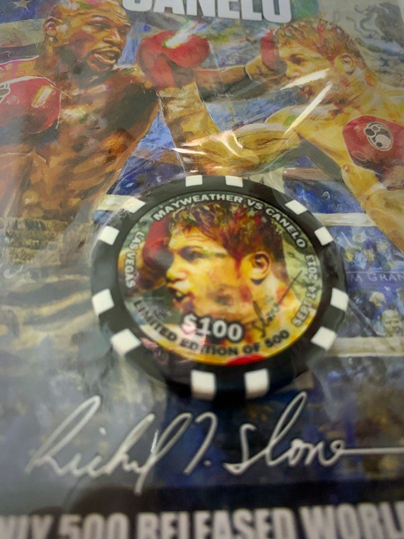 ボクシング　記念カジノチップ　激レア商品