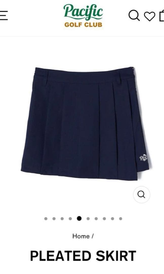 Pacific golf club プリーツスカート ゴルフウェア　レディース