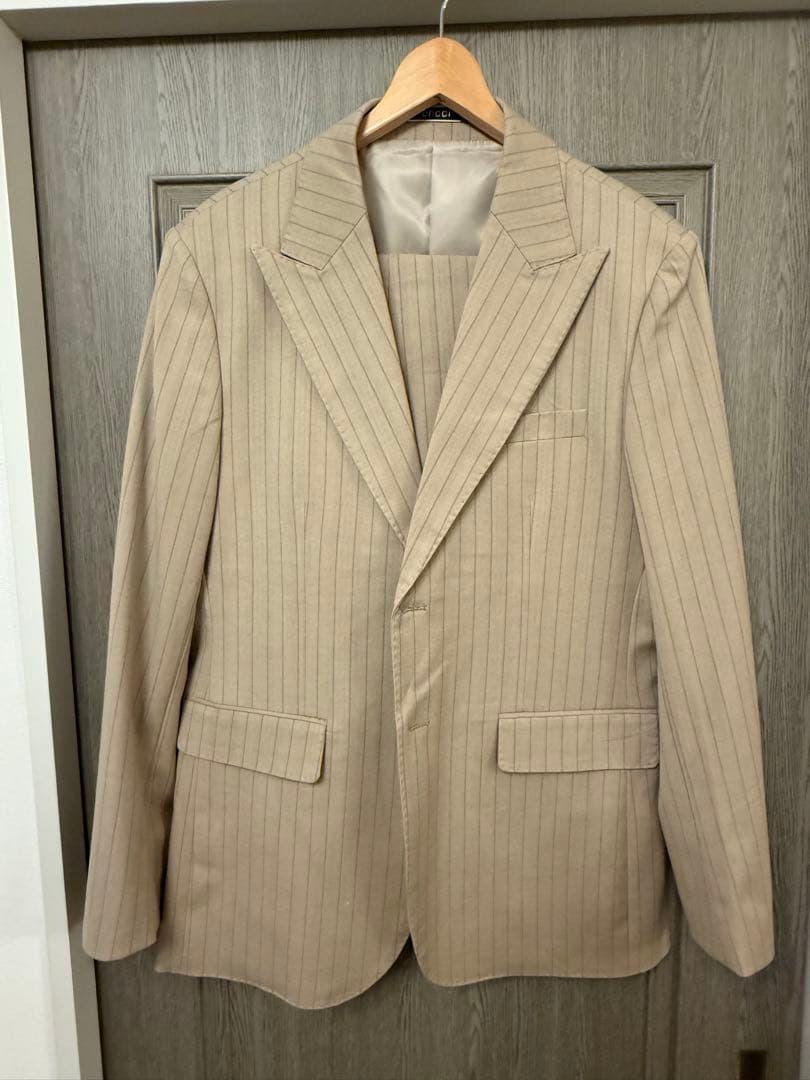 GUCCI ストライプスーツ サイズ56