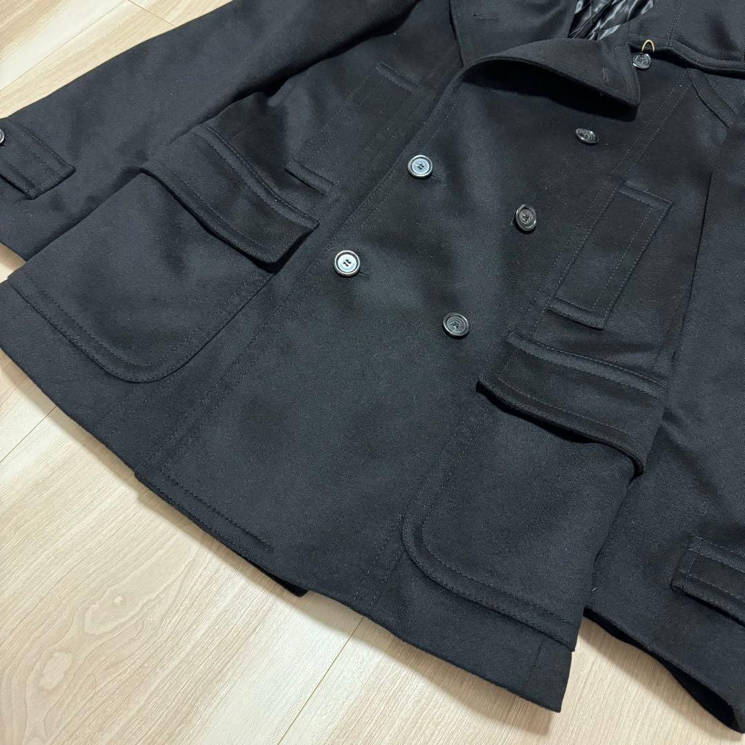 美品【Dolce&Gabbana】カシミア混/コート Pコート/ダブルブレスト