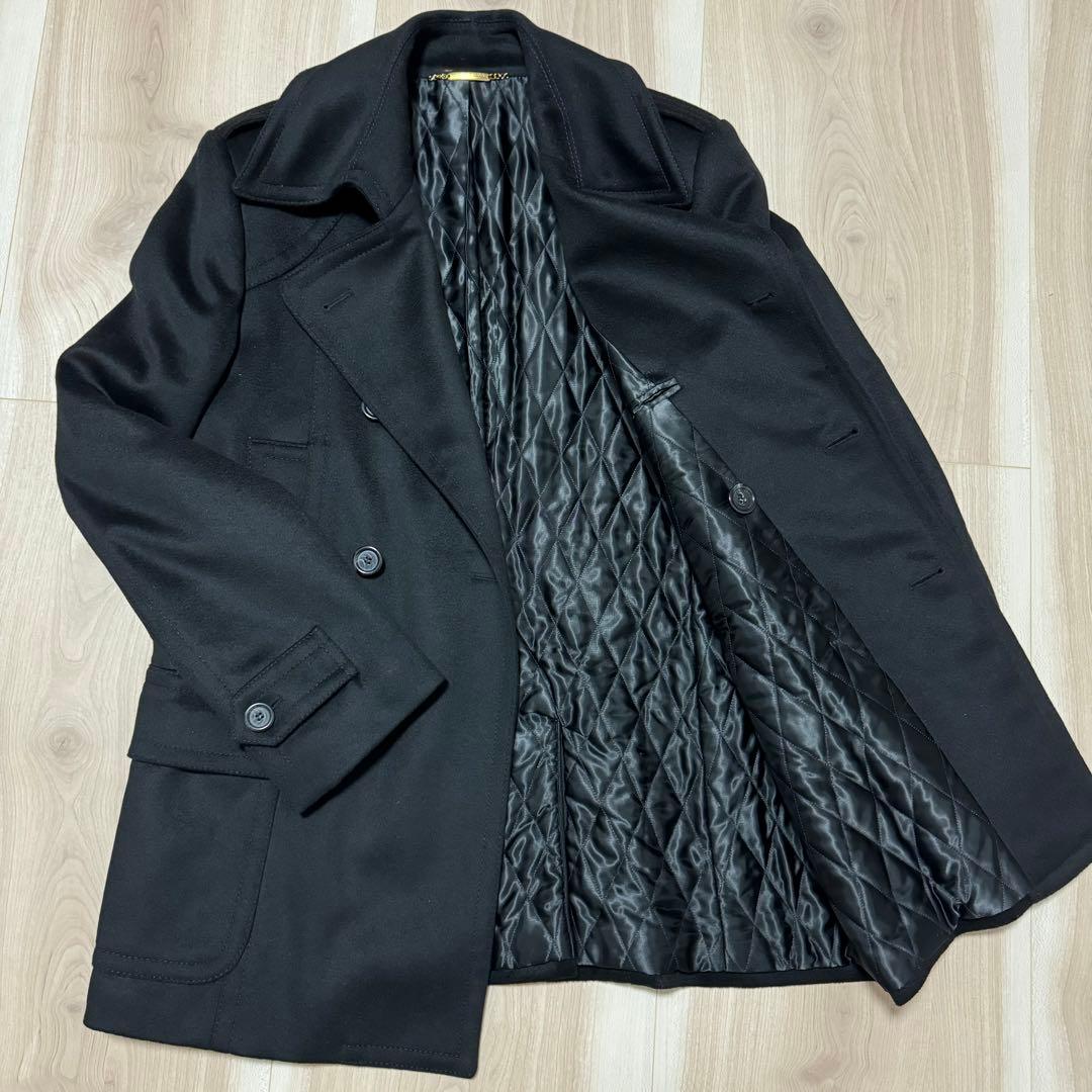 美品【Dolce&Gabbana】カシミア混/コート Pコート/ダブルブレスト