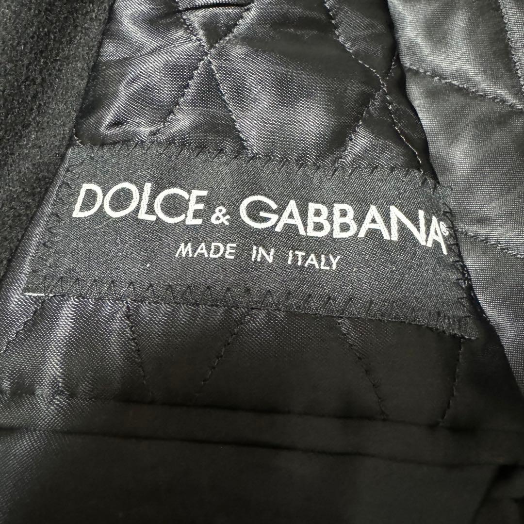 美品【Dolce&Gabbana】カシミア混/コート Pコート/ダブルブレスト