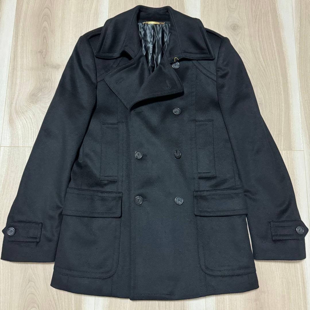 美品【Dolce&Gabbana】カシミア混/コート Pコート/ダブルブレスト