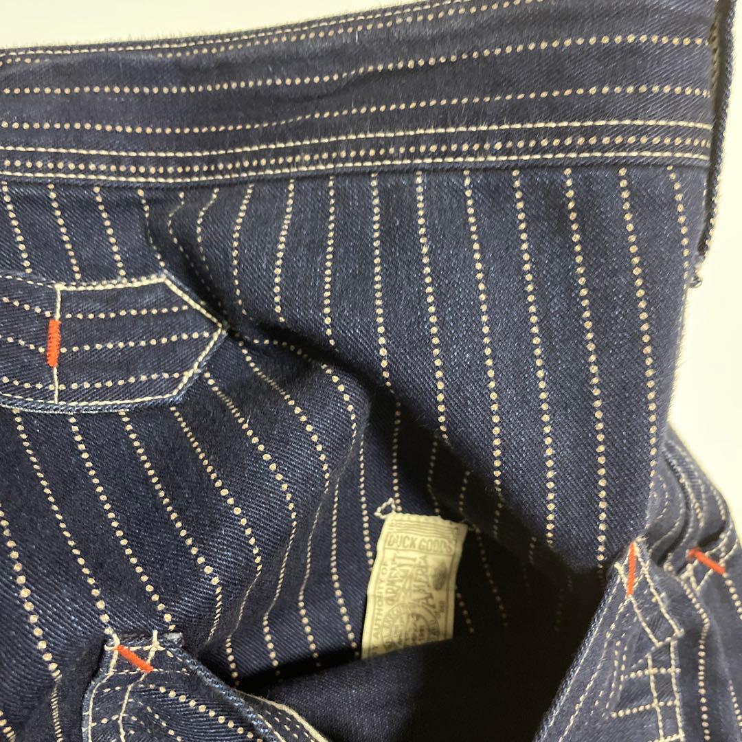 フリーホイーラーズ ロングショアマン ウォバッシュ ワークパンツ完売W36