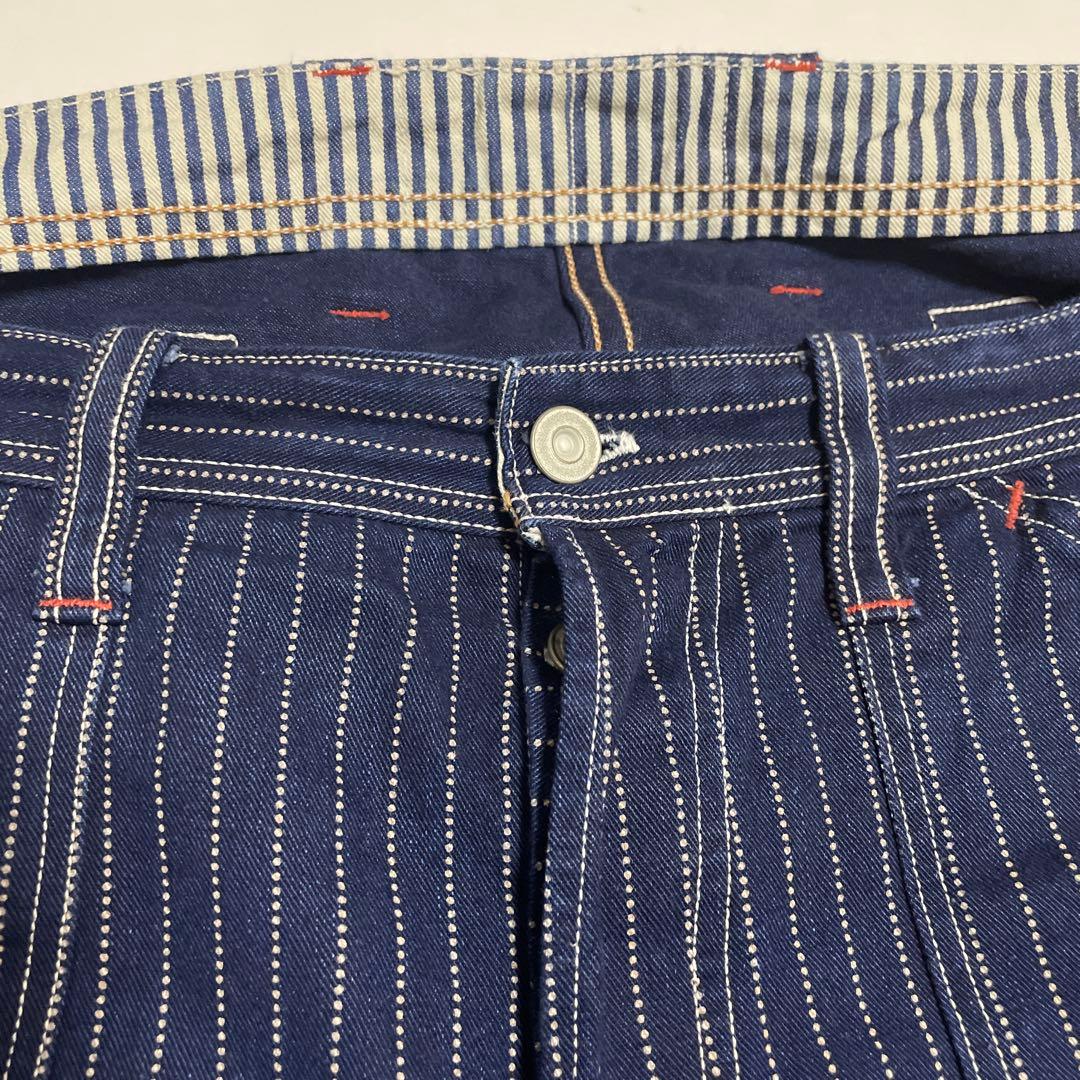 フリーホイーラーズ ロングショアマン ウォバッシュ ワークパンツ完売W36