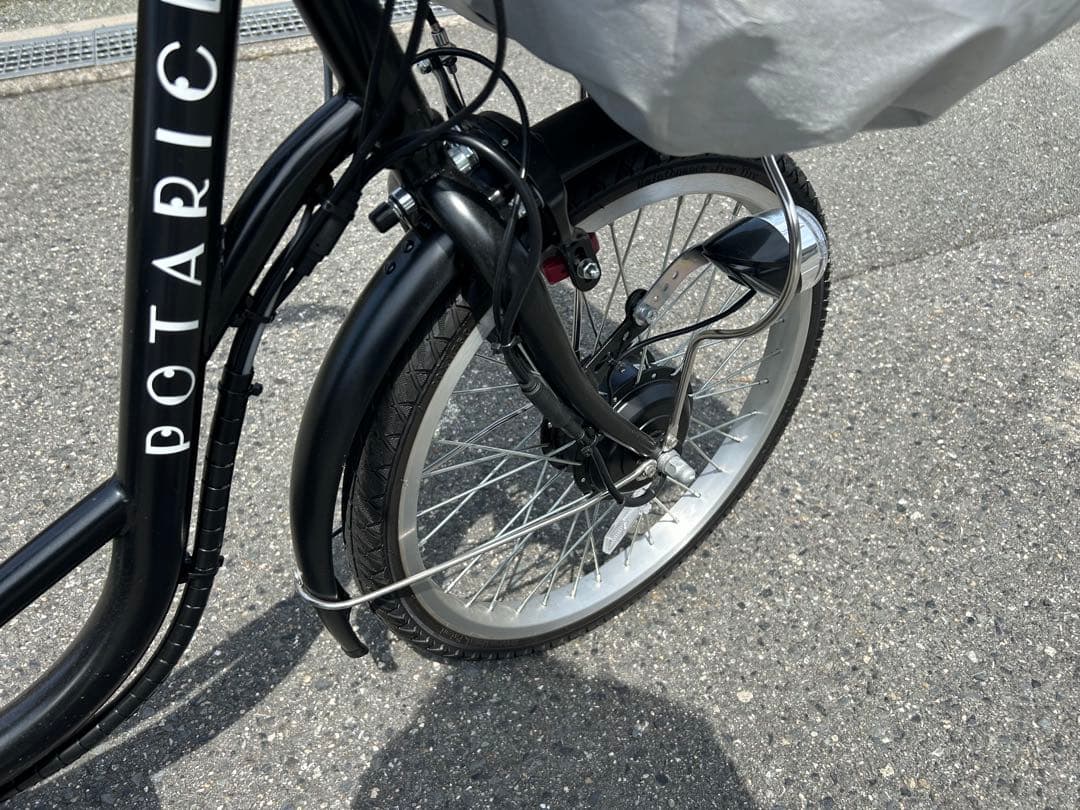 ルパン！神戸市よりミムゴPOTARICLE電動三輪自転車 バッテリー付です