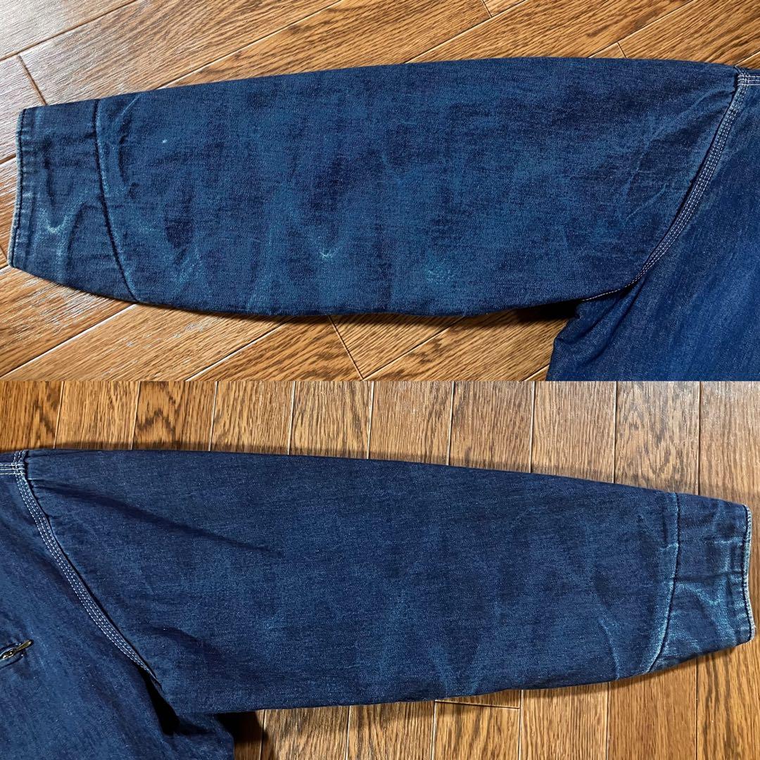 【極上】80s カーハート デトロイトジャケット 8QL J デニム 44(L)