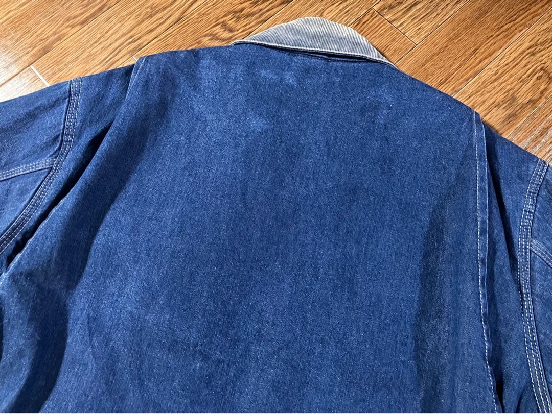 【極上】80s カーハート デトロイトジャケット 8QL J デニム 44(L)