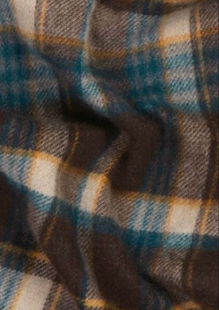 ポールスミスカシミヤ100% タータンチェック ダブルフェイス カシミヤマフラー