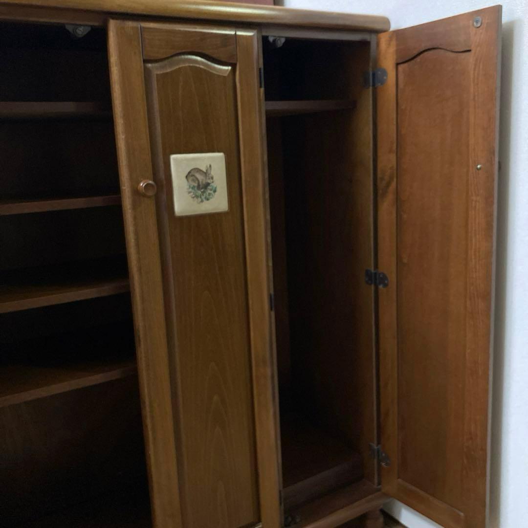 シューズボックス 下駄箱 木製家具