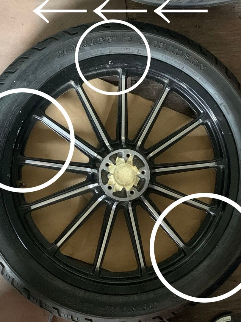 ハーレー純正13本フロントキャストホイール