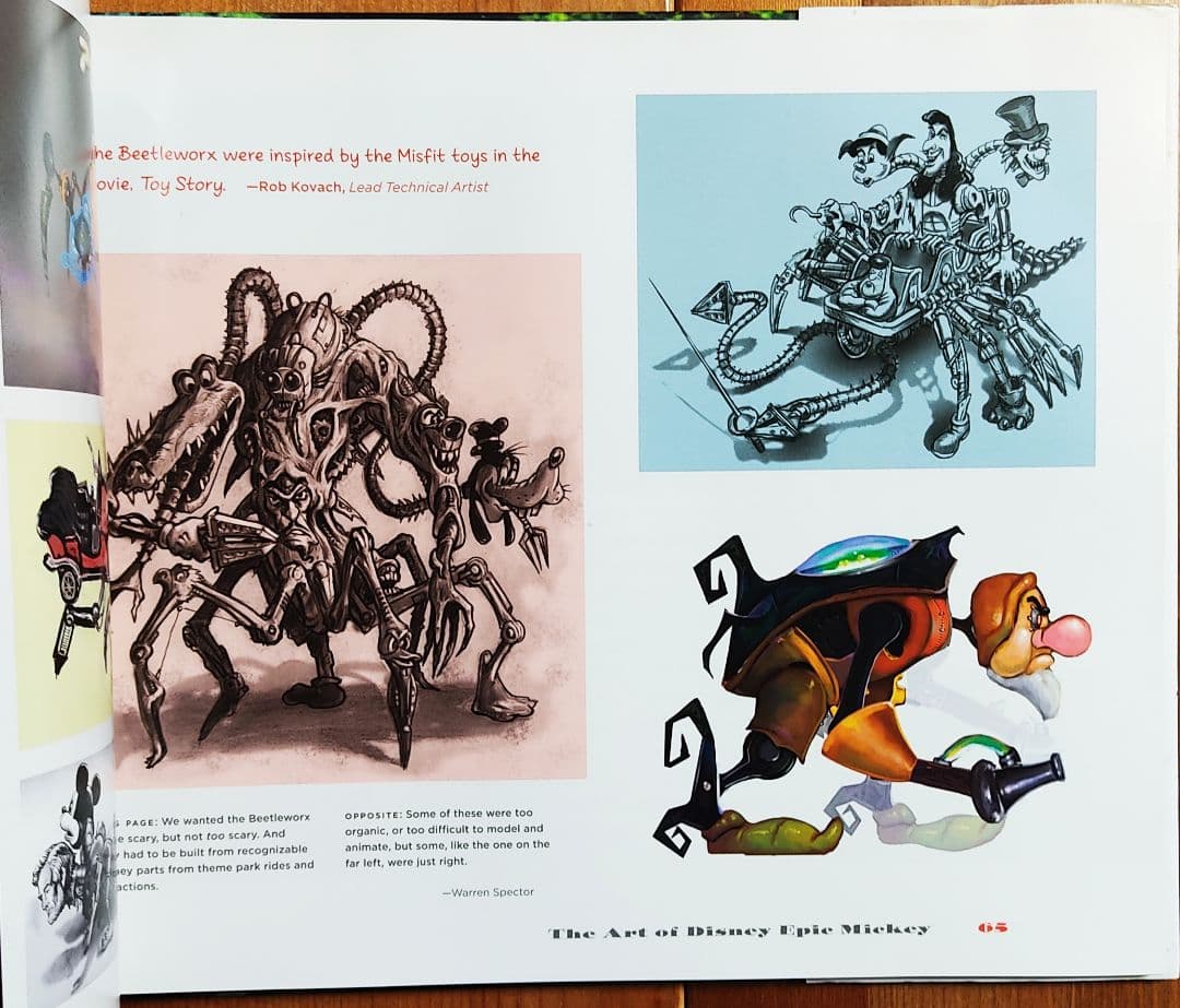 アート・デザイン・音楽 The Art of Disney Epic Mickey