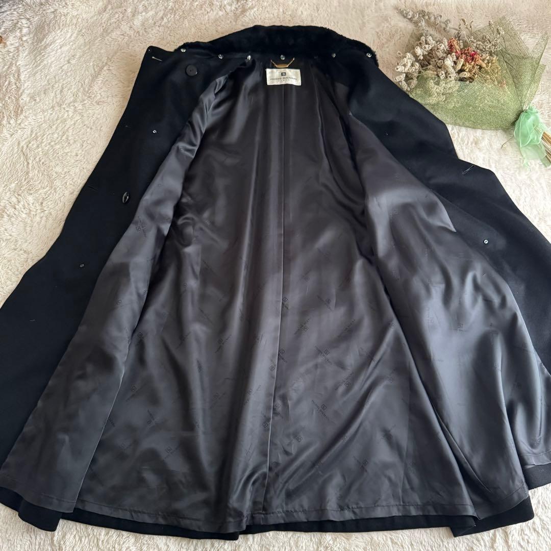 極美品◆PIERRE BALMAIN◆バルマン カシミヤ100% ロングコート