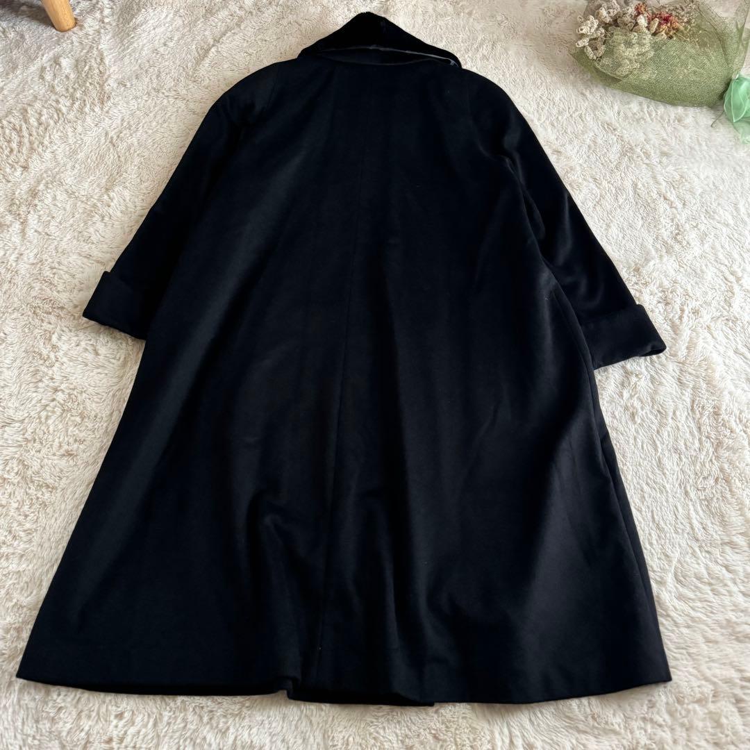 極美品◆PIERRE BALMAIN◆バルマン カシミヤ100% ロングコート