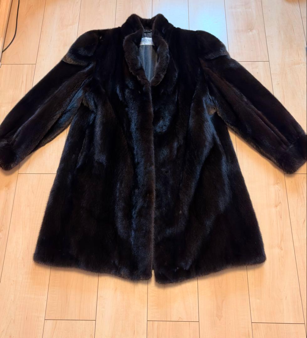 BLACKGLAMA ミンクロングコート ダークブラウン