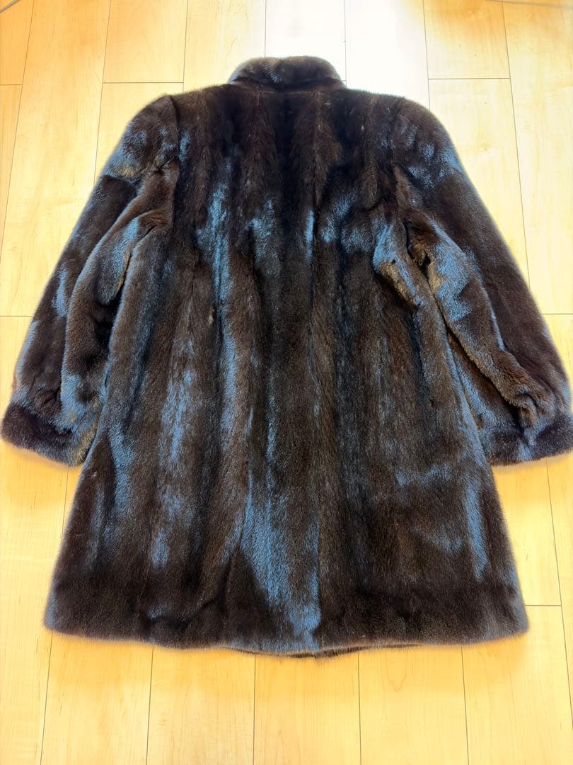 BLACKGLAMA ミンクロングコート ダークブラウン