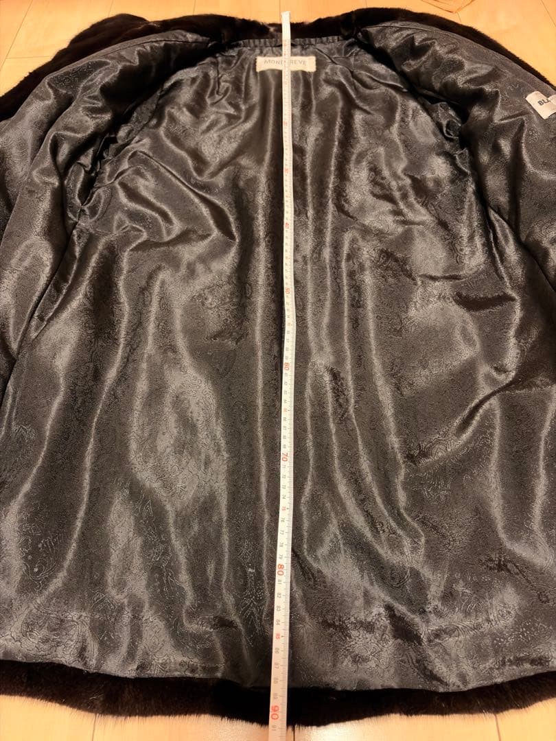 BLACKGLAMA ミンクロングコート ダークブラウン