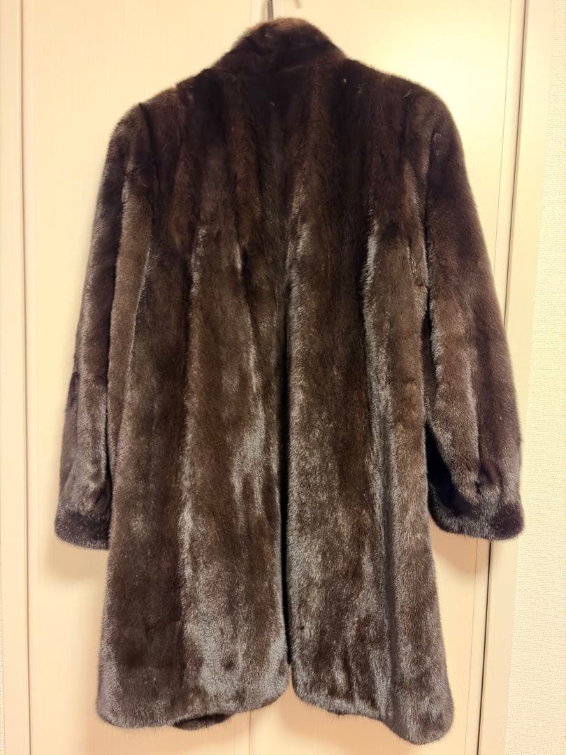 BLACKGLAMA ミンクロングコート ダークブラウン