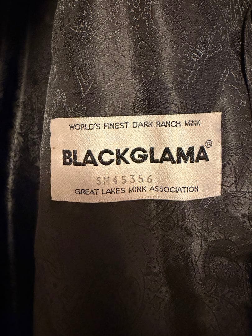 BLACKGLAMA ミンクロングコート ダークブラウン