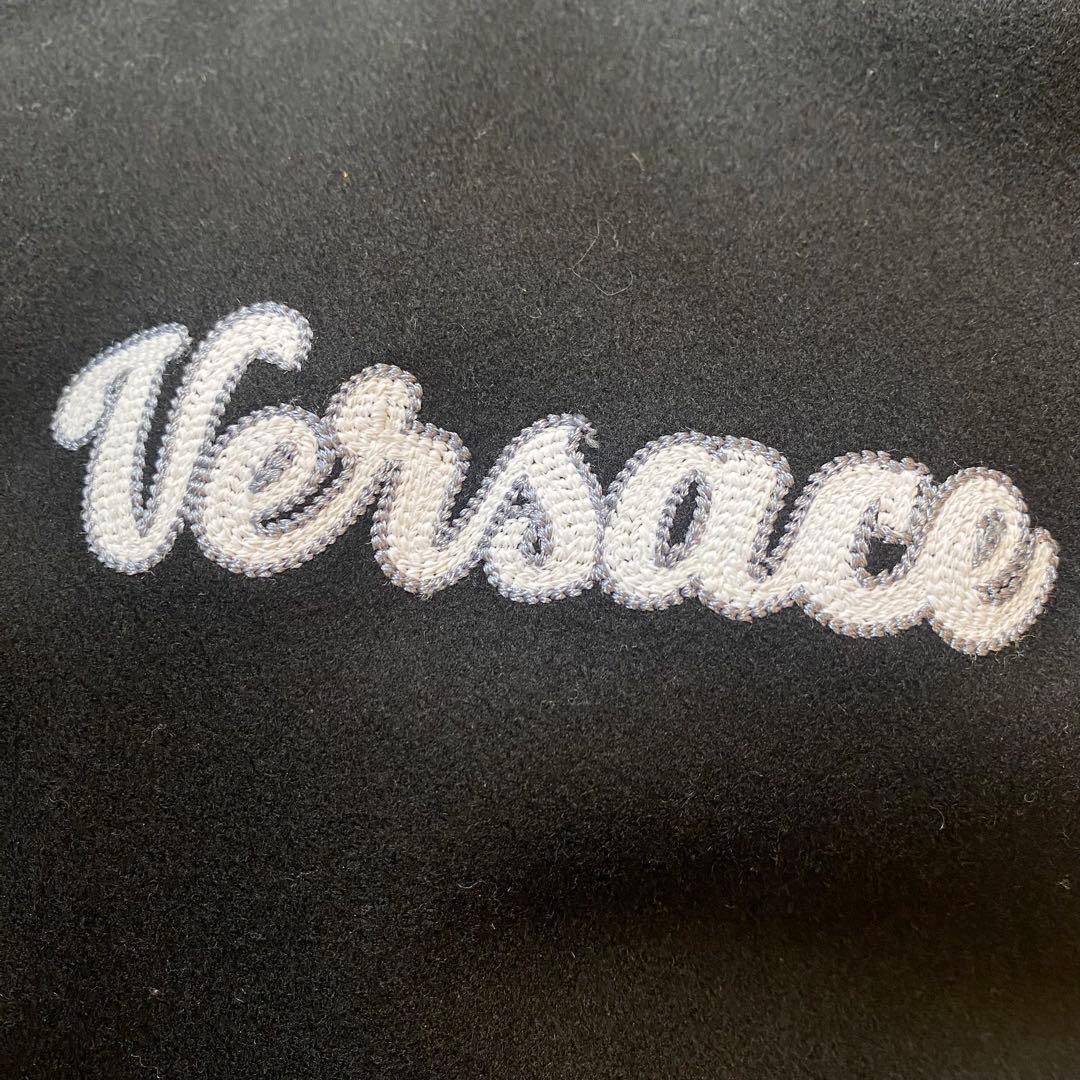 VERSACE ヴェルサーチ ブラック スタジャン ブルゾン 48 M L