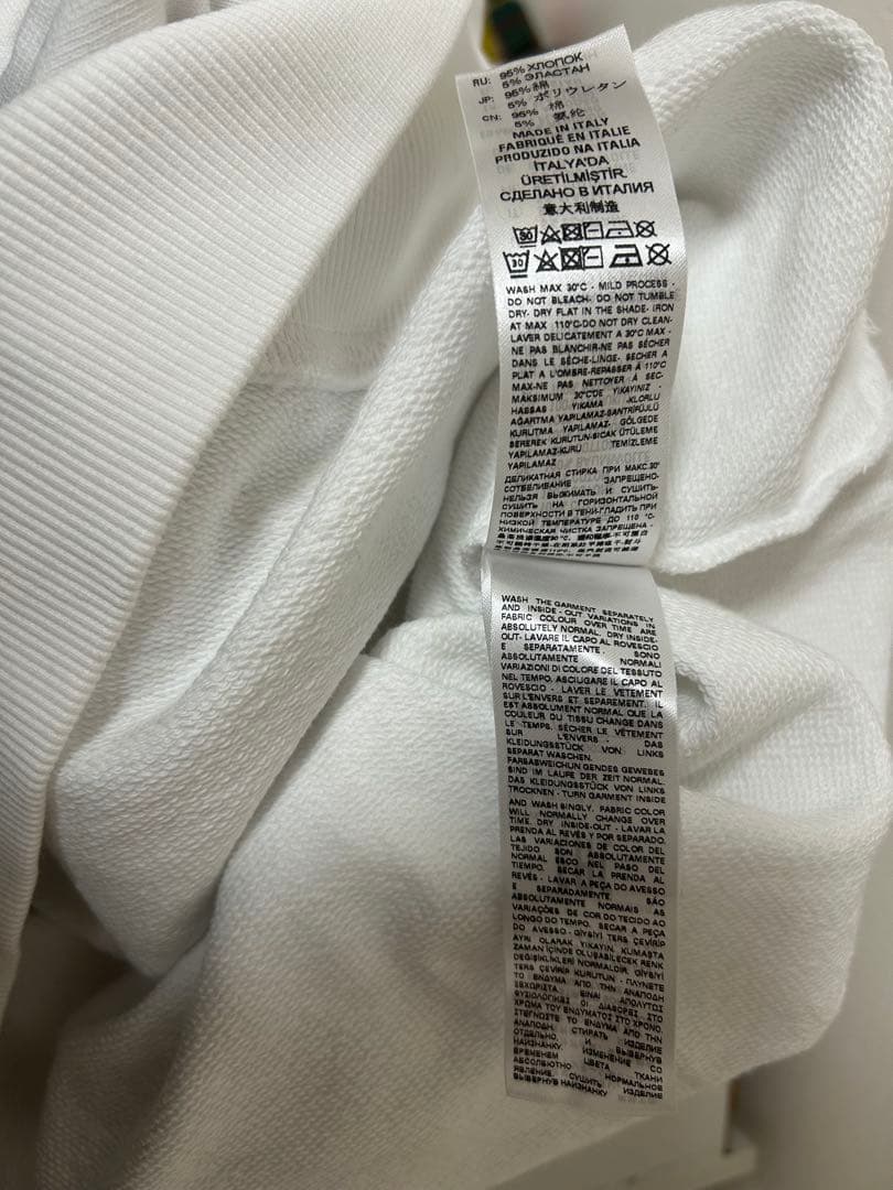 MM6 カレンダー風プリント ホワイトスウェット 16