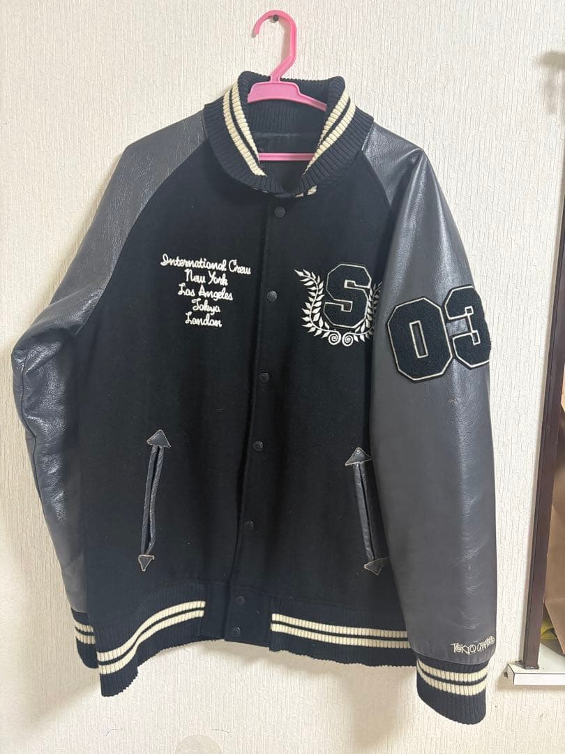 STUSSY / ステューシー 新宿チャプト限定 スタジャン サイズXL