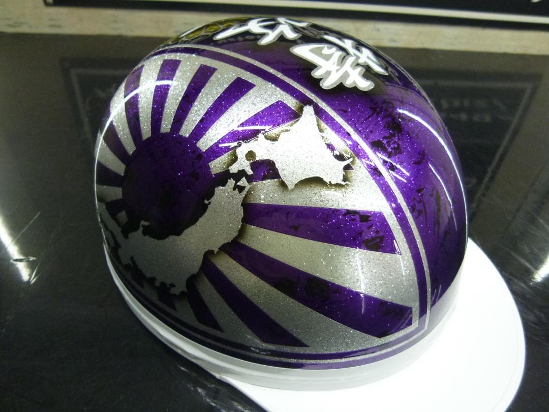 送料込！！カスタムコルク半　日章地図　ラメ最安値094