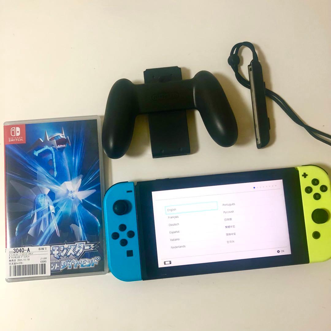 Nintendo Switch 本体+備品+ポケモンブリリアントダイヤモンド