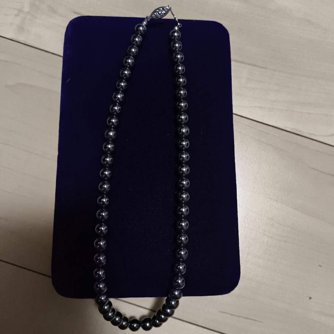 ホワイト ブラック パール ネックレス
