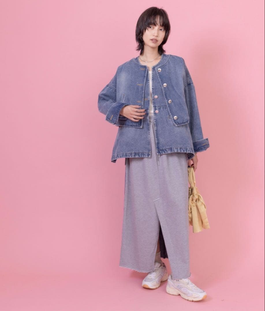 ★【新品】エイミーロウ セットアップデニムジャケット 今季新作！大人気！★