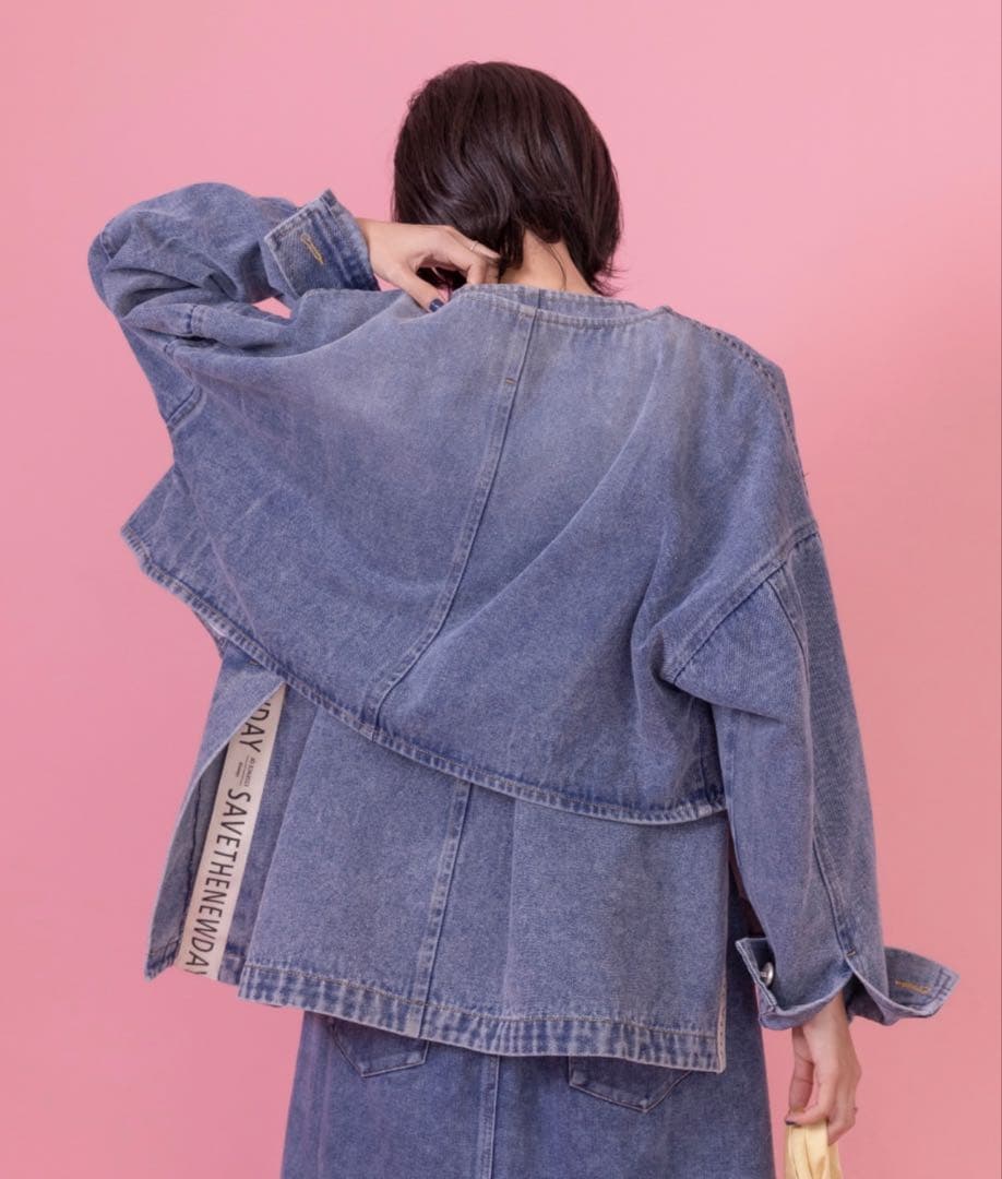 ★【新品】エイミーロウ セットアップデニムジャケット 今季新作！大人気！★