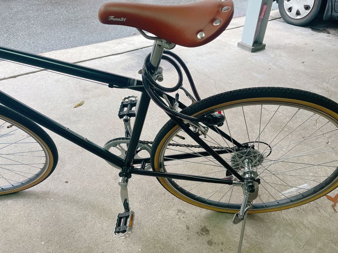 ブラック クロスバイク Vブレーキ シマノ