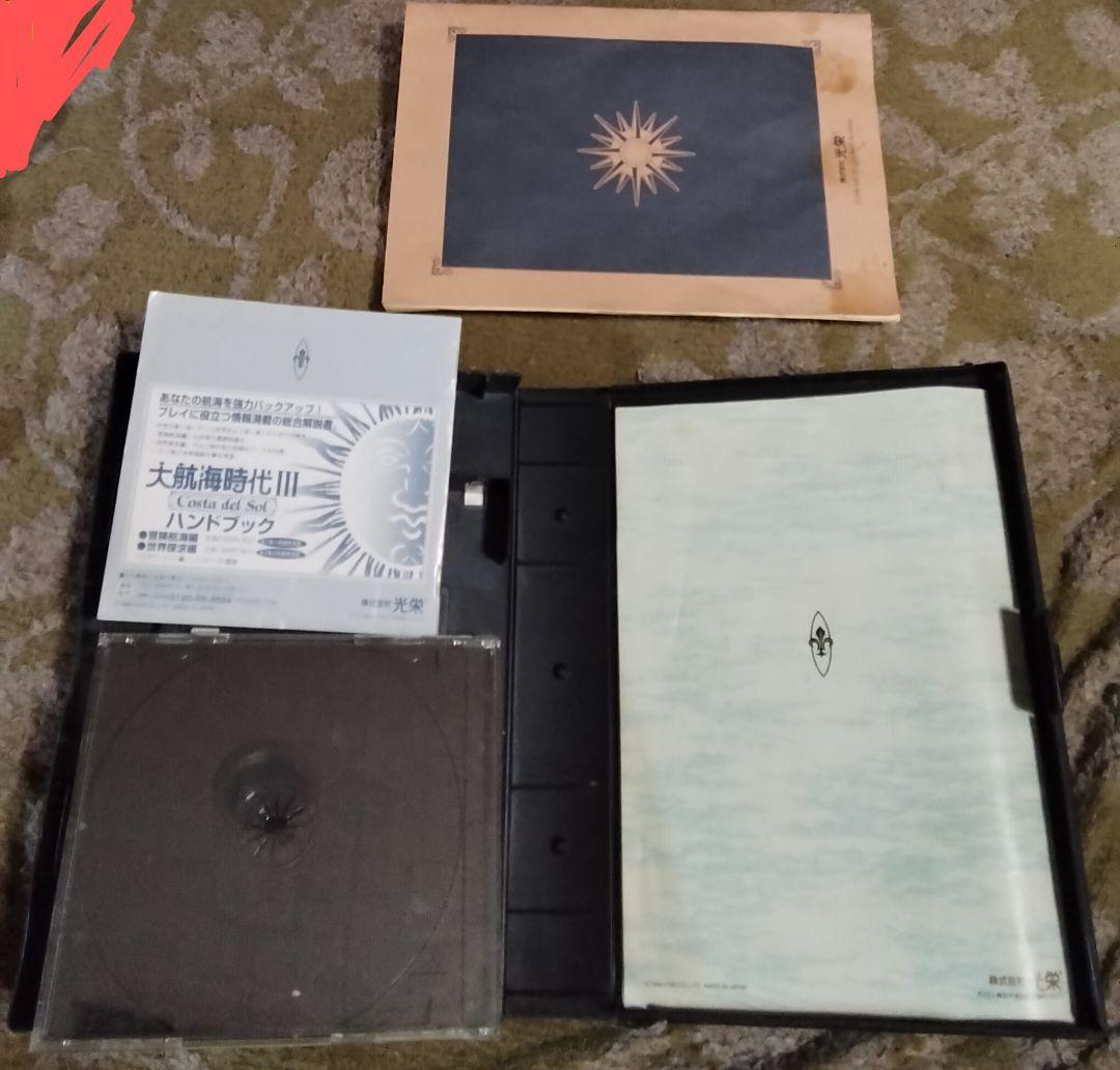 大航海時代3コスタデルソルPCゲームWindows95版中古状態可箱ディスク説明