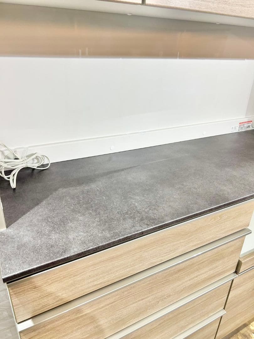 せ*ん様 AYANO 綾野製作所 食器棚 レンジボード W1400 木目調