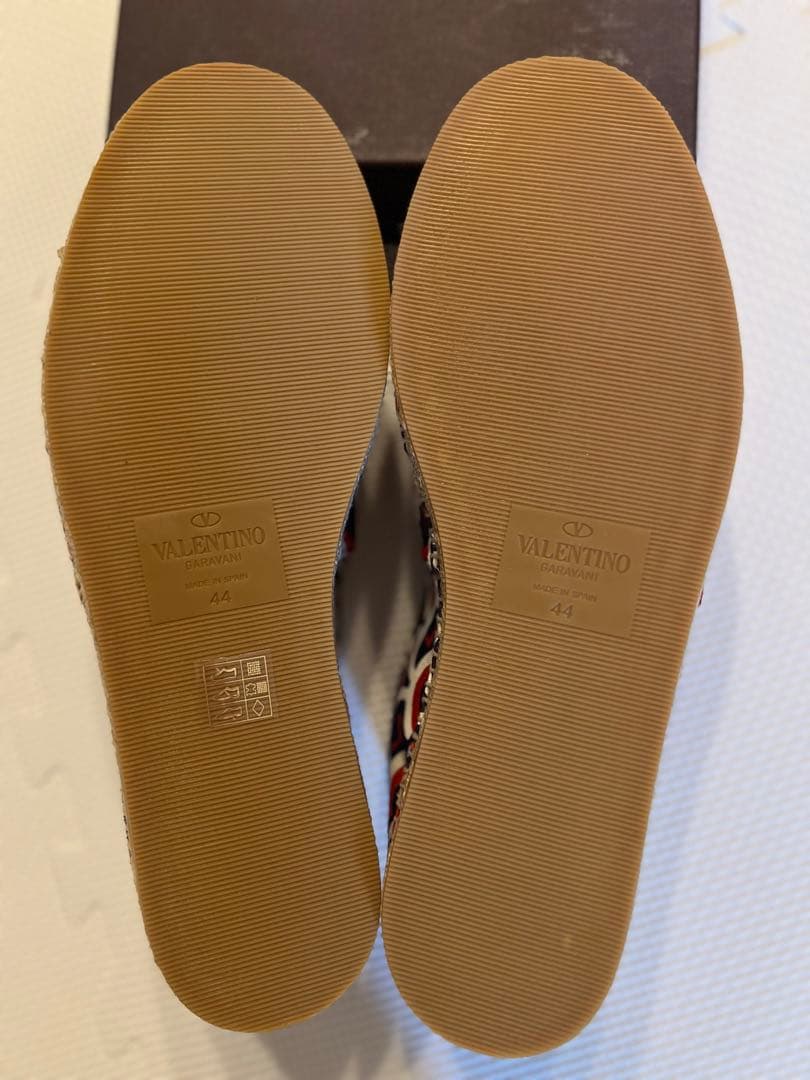 【新品】ヴァレンティノ レザーエスパドリーユ スニーカー