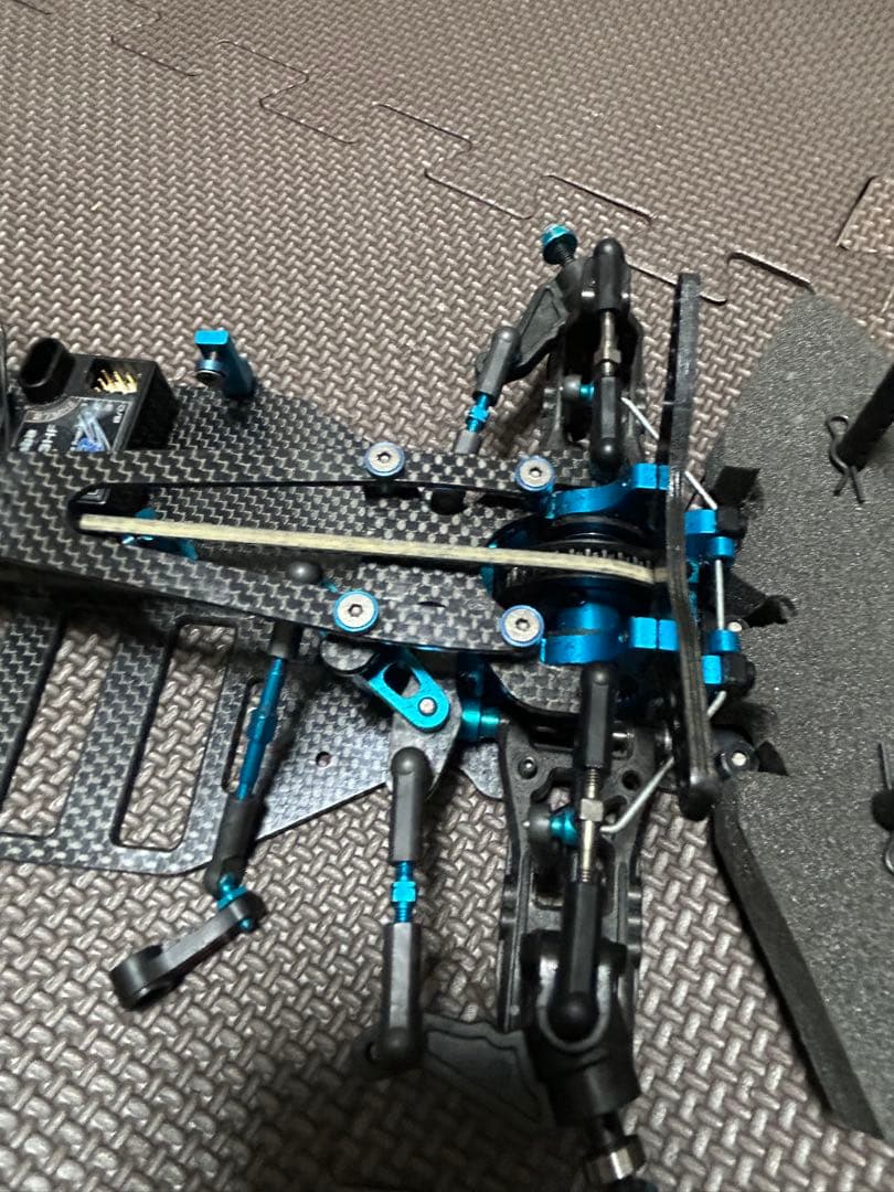 1/10 タミヤ TRF415 MSX？ラジコンカーシャーシ ブルー