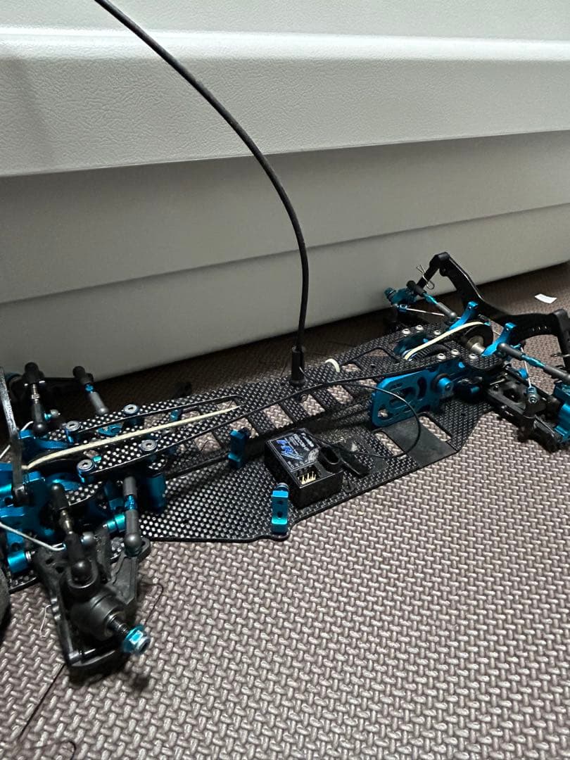 1/10 タミヤ TRF415 MSX？ラジコンカーシャーシ ブルー