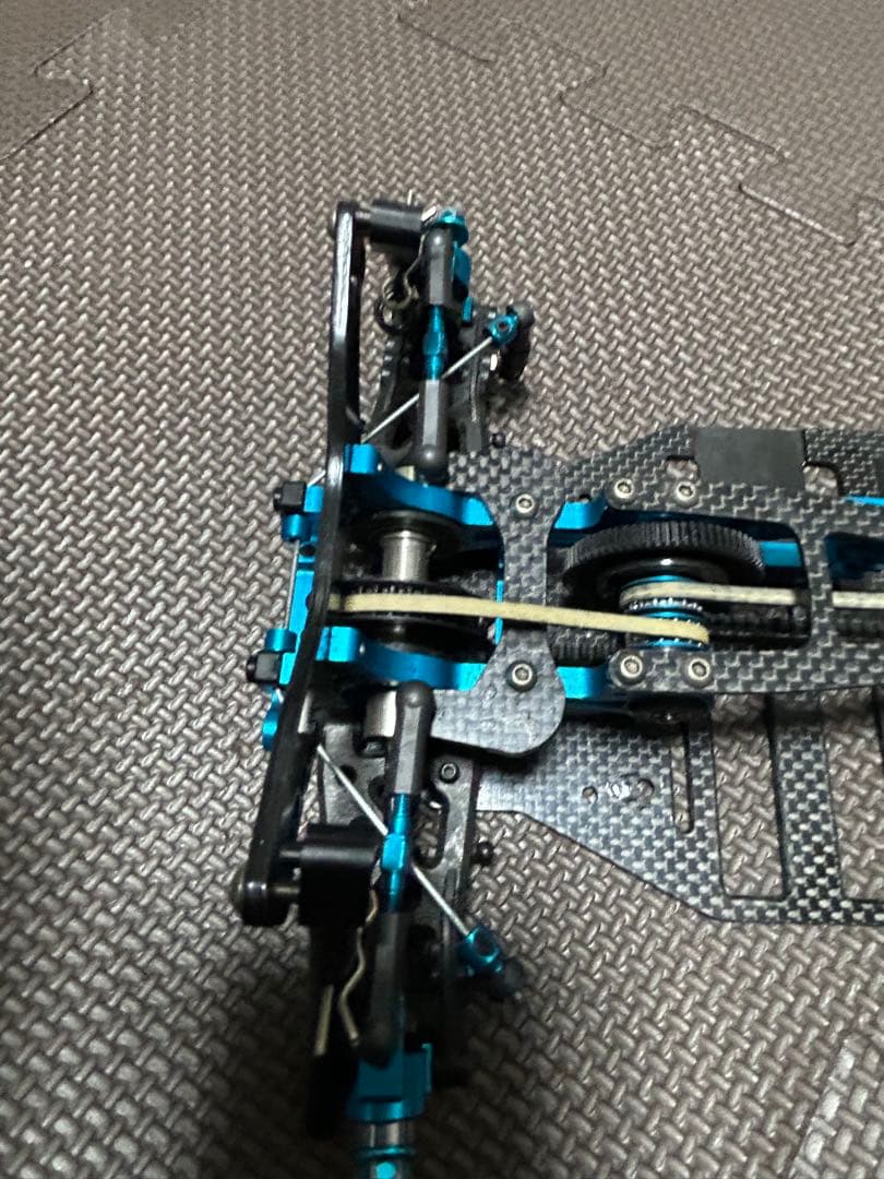 1/10 タミヤ TRF415 MSX？ラジコンカーシャーシ ブルー