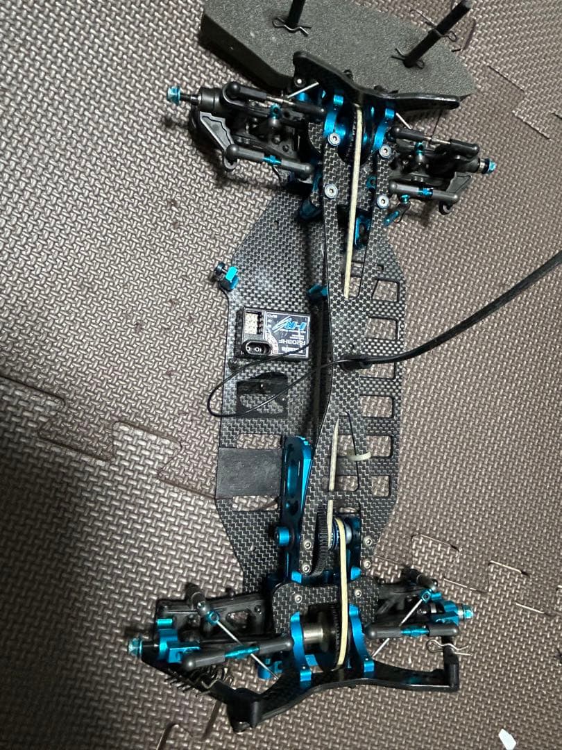 1/10 タミヤ TRF415 MSX？ラジコンカーシャーシ ブルー