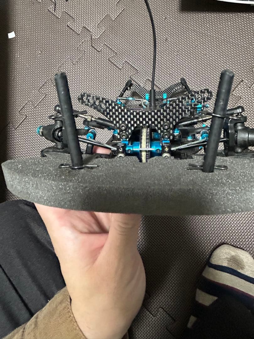 1/10 タミヤ TRF415 MSX？ラジコンカーシャーシ ブルー