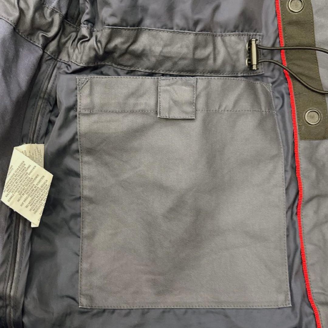 美品✨ビクトリノックス（XL）2016SSミリタリージャケット 紺 フード収納