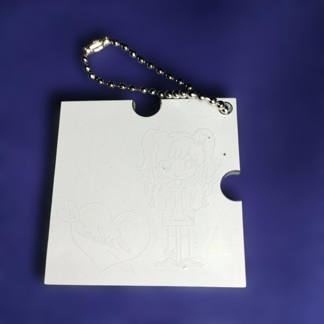 アイカツ！　夏樹みくる　アクリルパズルピースキーホルダー