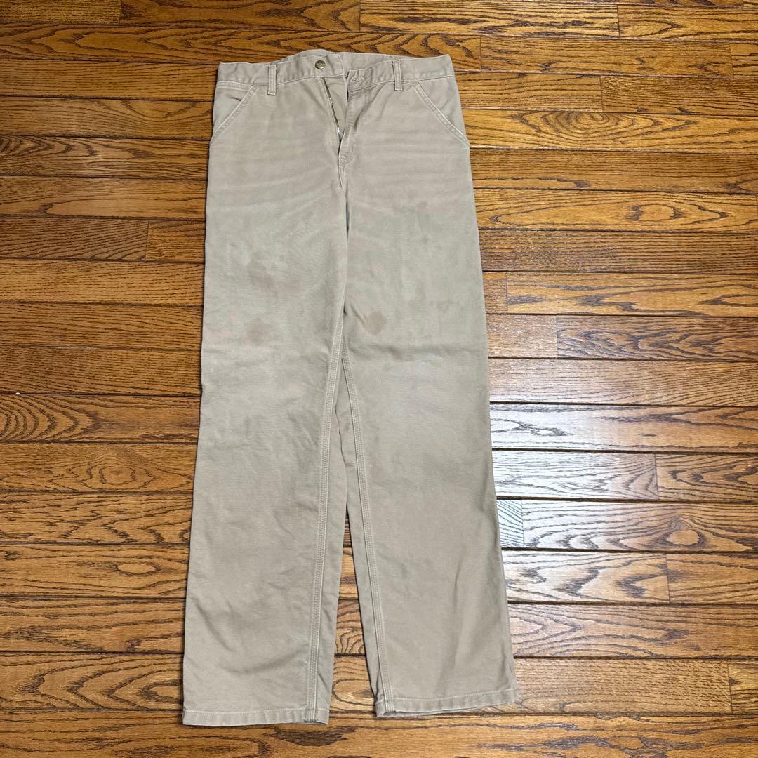 Carhartt ベージュ カーゴパンツ