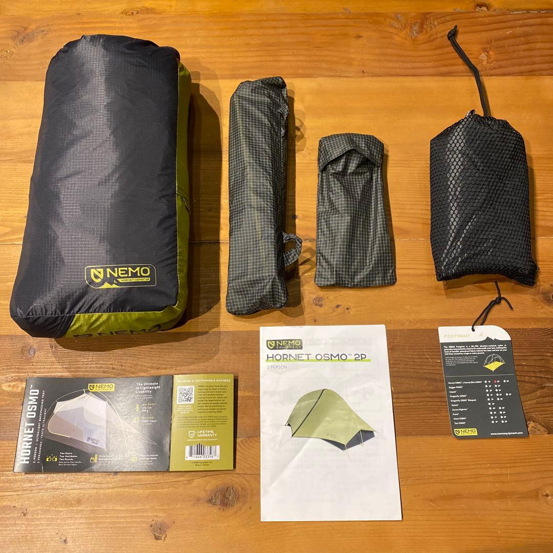 【フットプリント付】 ニーモ NEMO ホーネット オズモ 2P