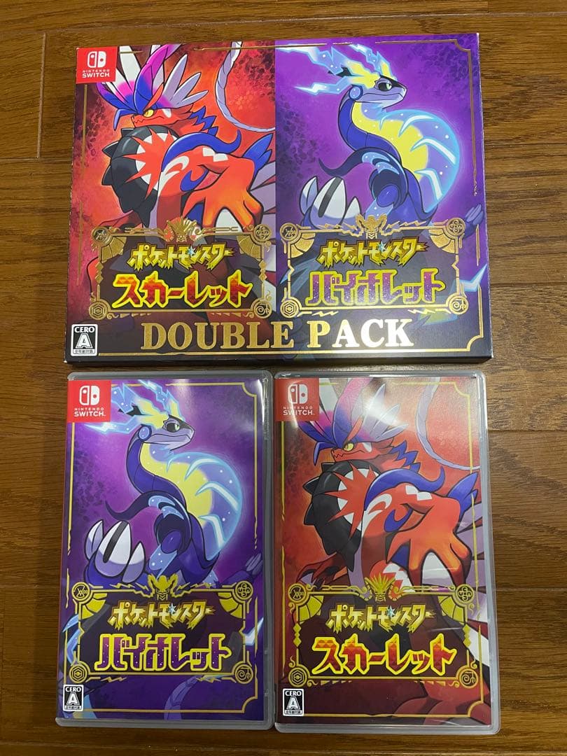 【匿名配送】ポケットモンスター スカーレット・バイオレット ダブルパック
