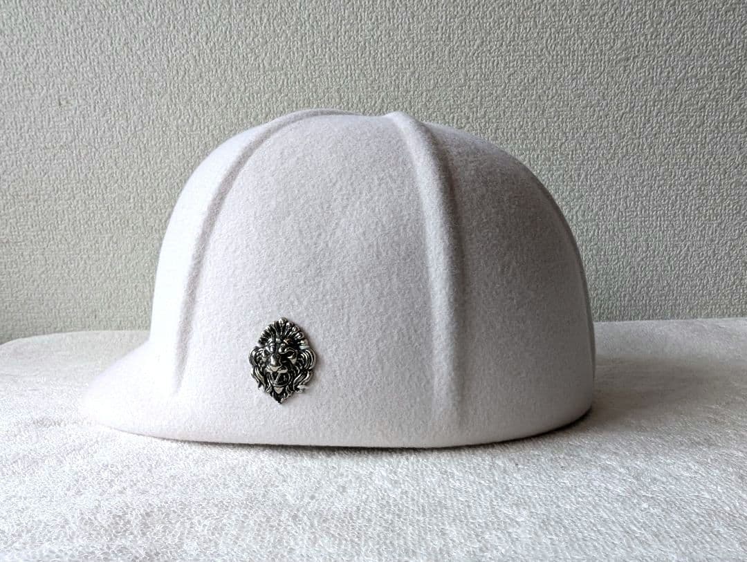 ジョッキーハット　クリーム