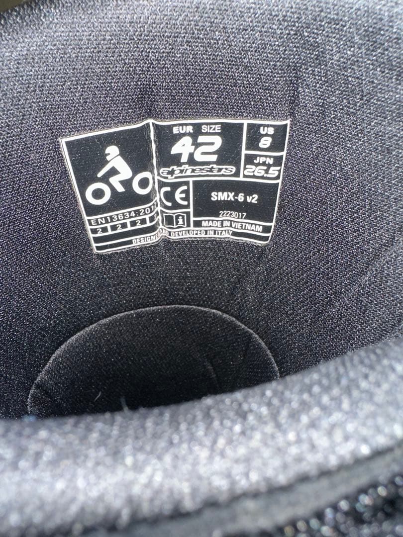 アルパインスターズ レーシングブーツ SMX-6 v2 サイズ42